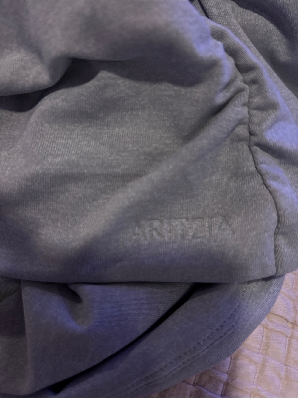 Aritzia Women’s Contour Flourish Long Sleeve Top Gray, new without tags, Size M - Picture 7 of 7